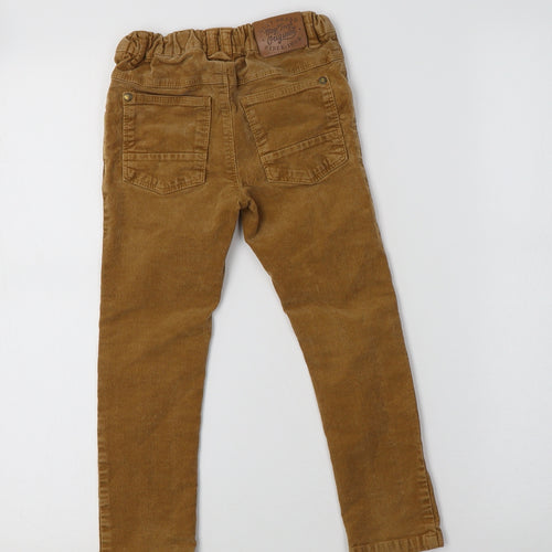 NEXT Boys Brown  Cotton Chino Trousers Size 4-5 Years  Regular