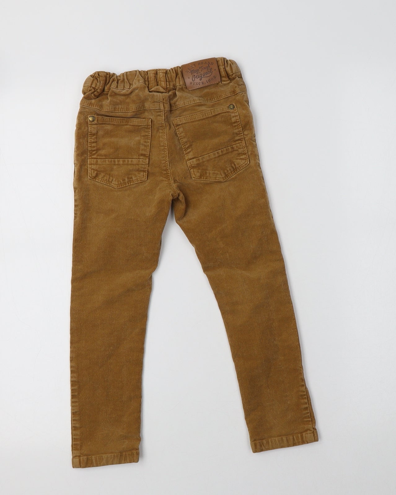 NEXT Boys Brown  Cotton Chino Trousers Size 4-5 Years  Regular