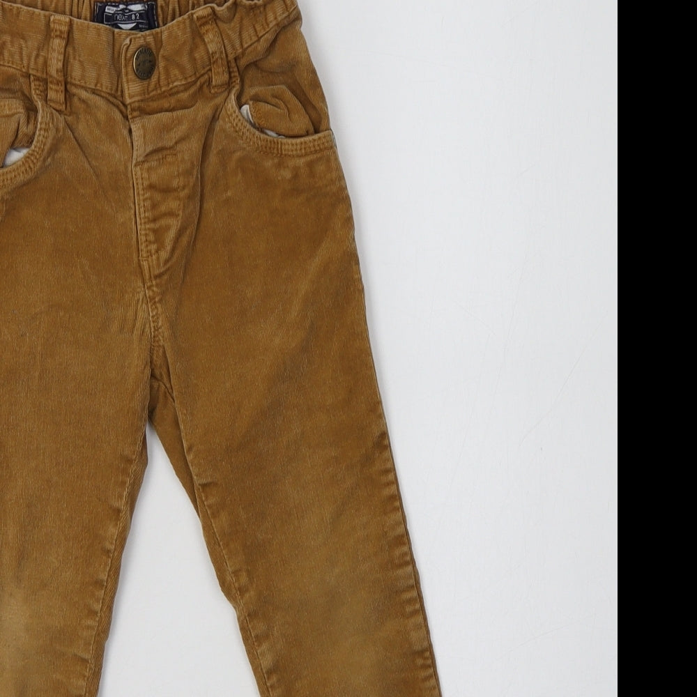 NEXT Boys Brown  Cotton Chino Trousers Size 4-5 Years  Regular