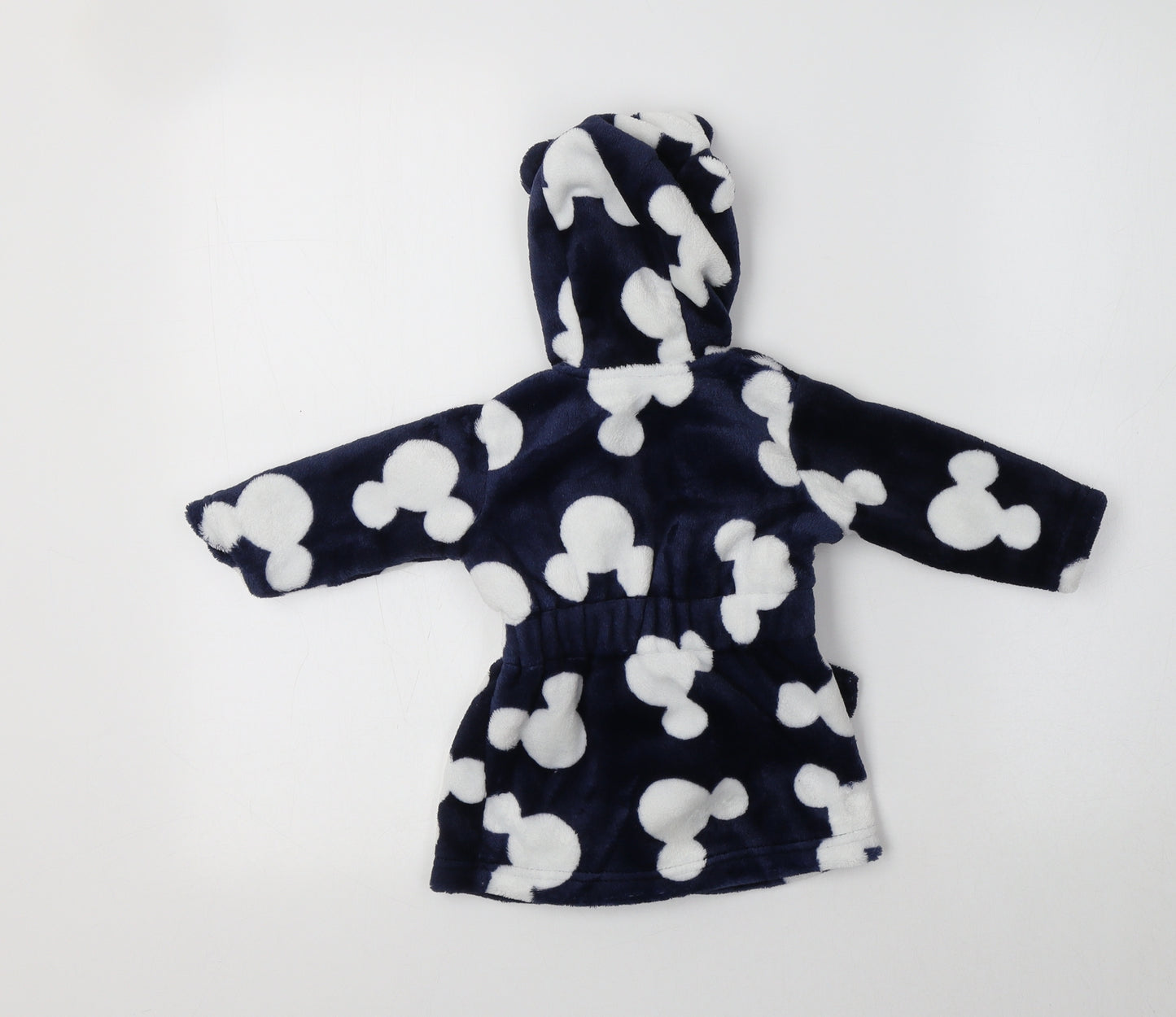 George Baby Blue Geometric Polyester Kimono Pyjama Top Size 3-6 Months   - Mickey Mouse