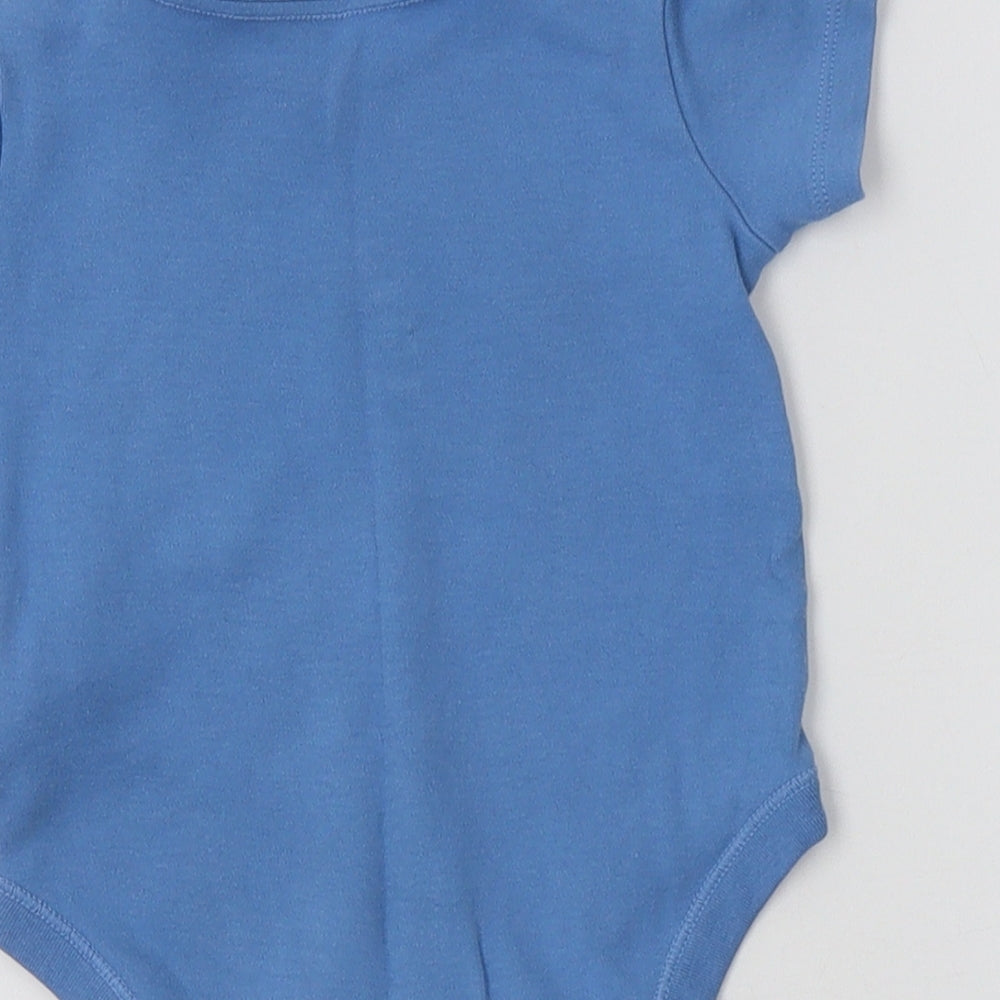 F&F Baby Blue  Cotton Romper One-Piece Size 6-9 Months