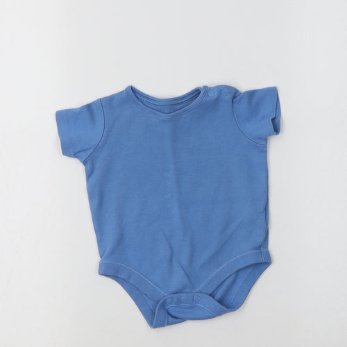 F&F Baby Blue  Cotton Romper One-Piece Size 6-9 Months