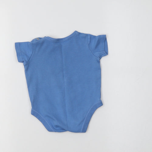 F&F Baby Blue  Cotton Romper One-Piece Size 6-9 Months