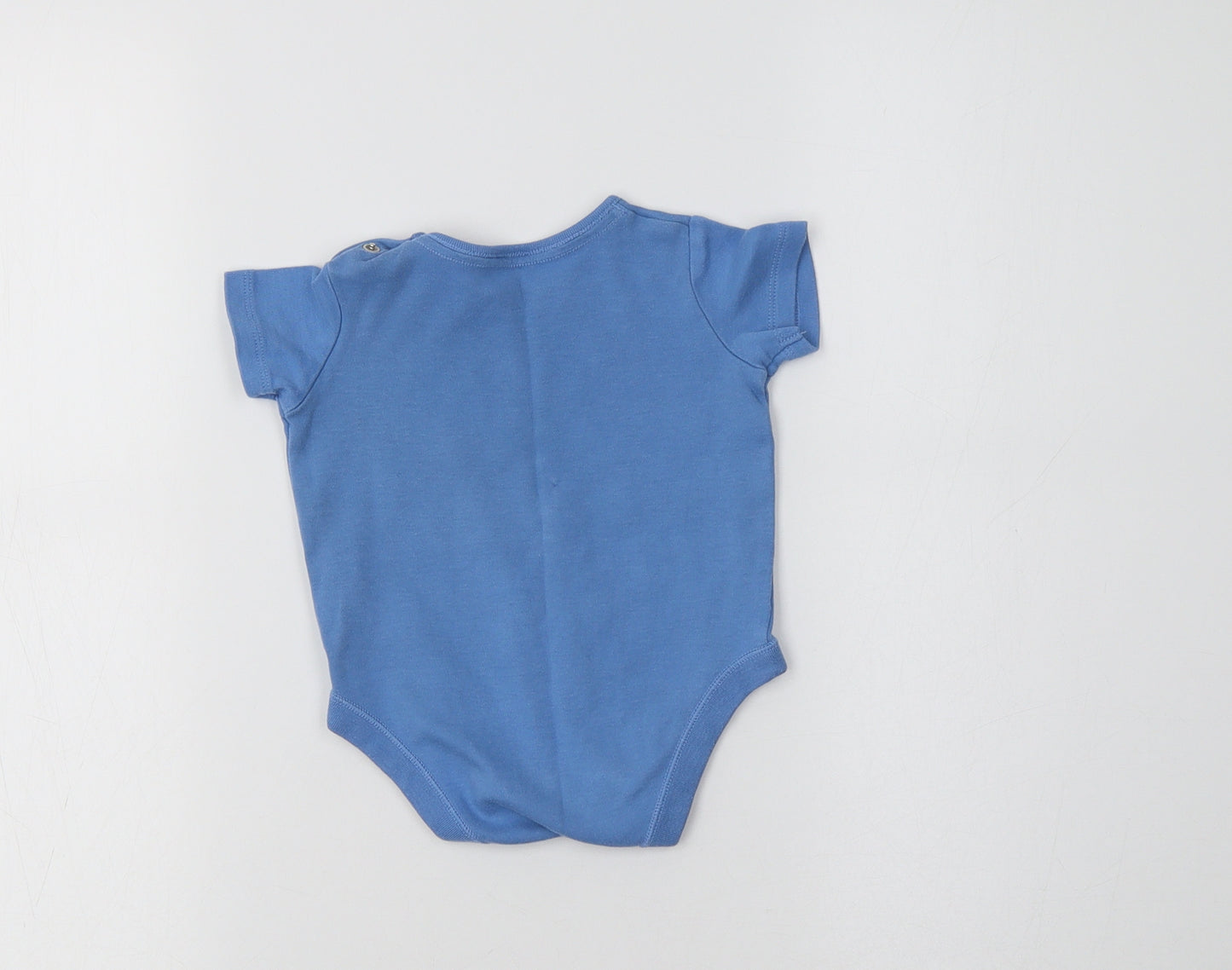 F&F Baby Blue  Cotton Romper One-Piece Size 6-9 Months