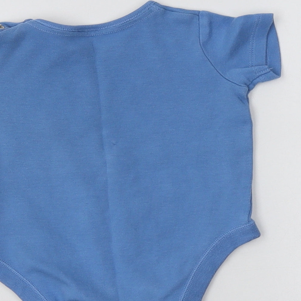 F&F Baby Blue  Cotton Romper One-Piece Size 6-9 Months