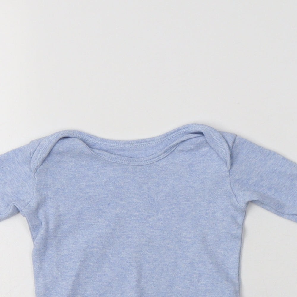 TU Baby Blue  Cotton Romper One-Piece Size 6-9 Months