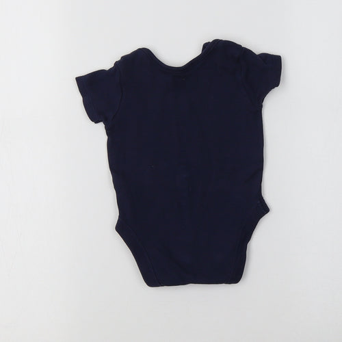 George Baby Blue  Cotton Romper One-Piece Size 6-9 Months
