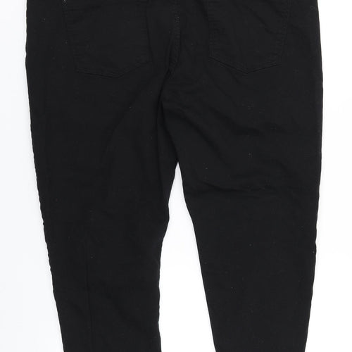 Marks and Spencer Womens Black  Cotton Skinny Jeans Size 20 L23 in Regular