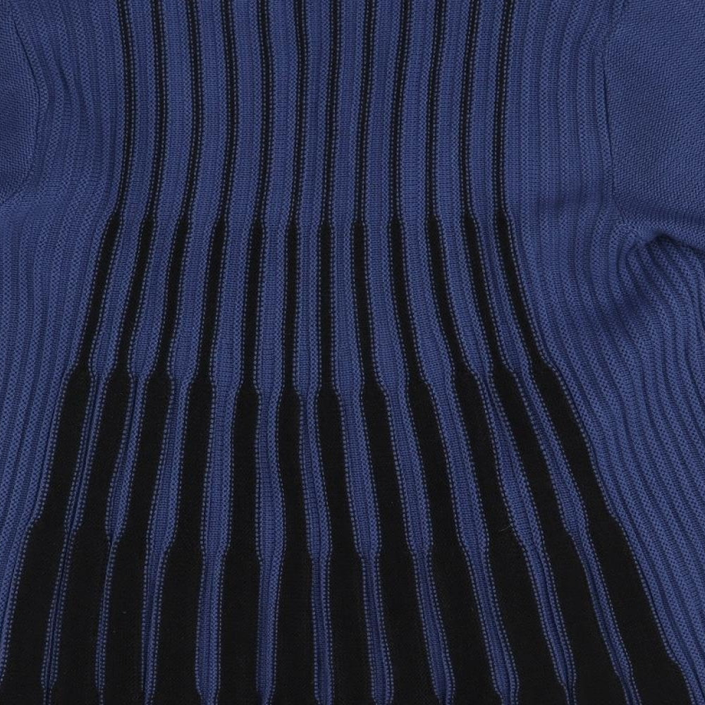 Glimpse Design Womens Blue   Overcoat Coatigan Size S