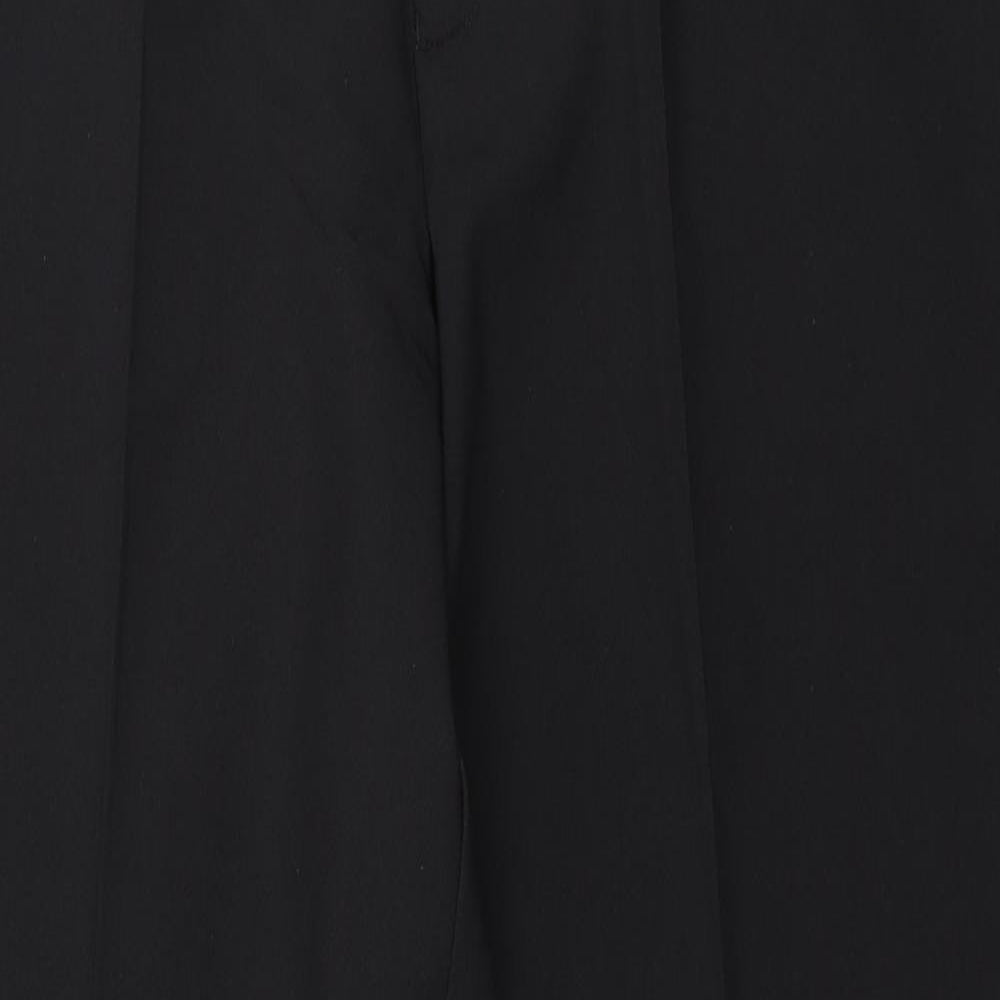 F&F Mens Black  Polyester Trousers  Size 40 in L31 in Regular