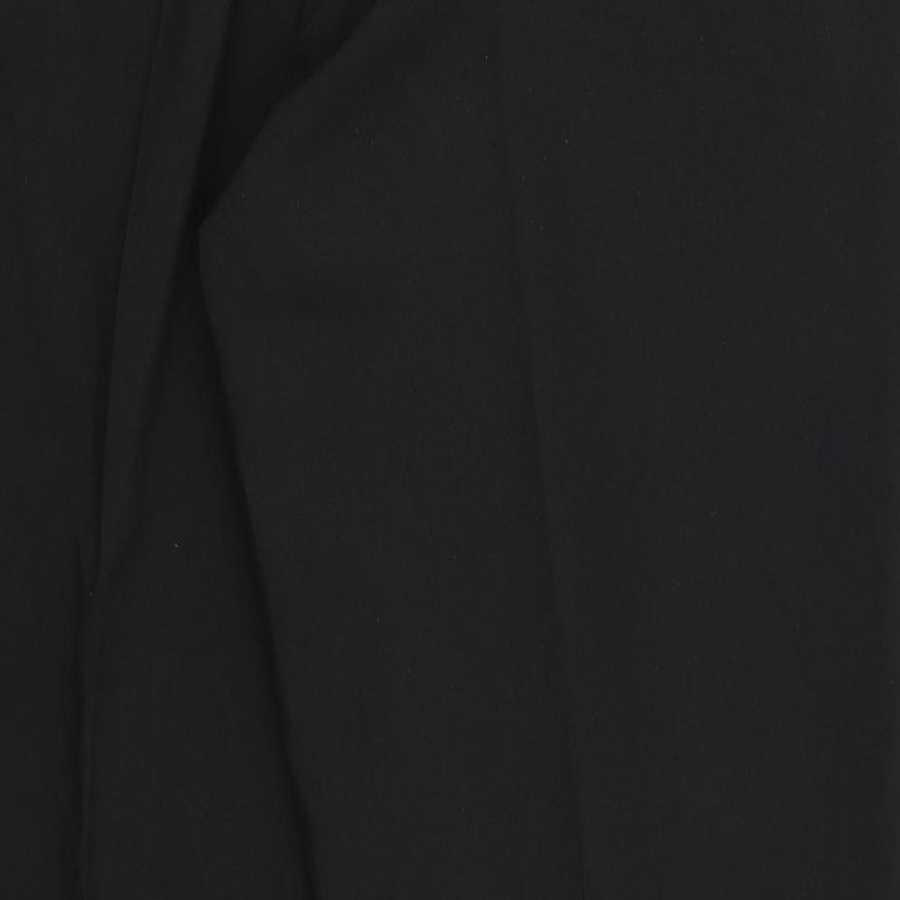 F&F Mens Black  Polyester Trousers  Size 40 in L31 in Regular
