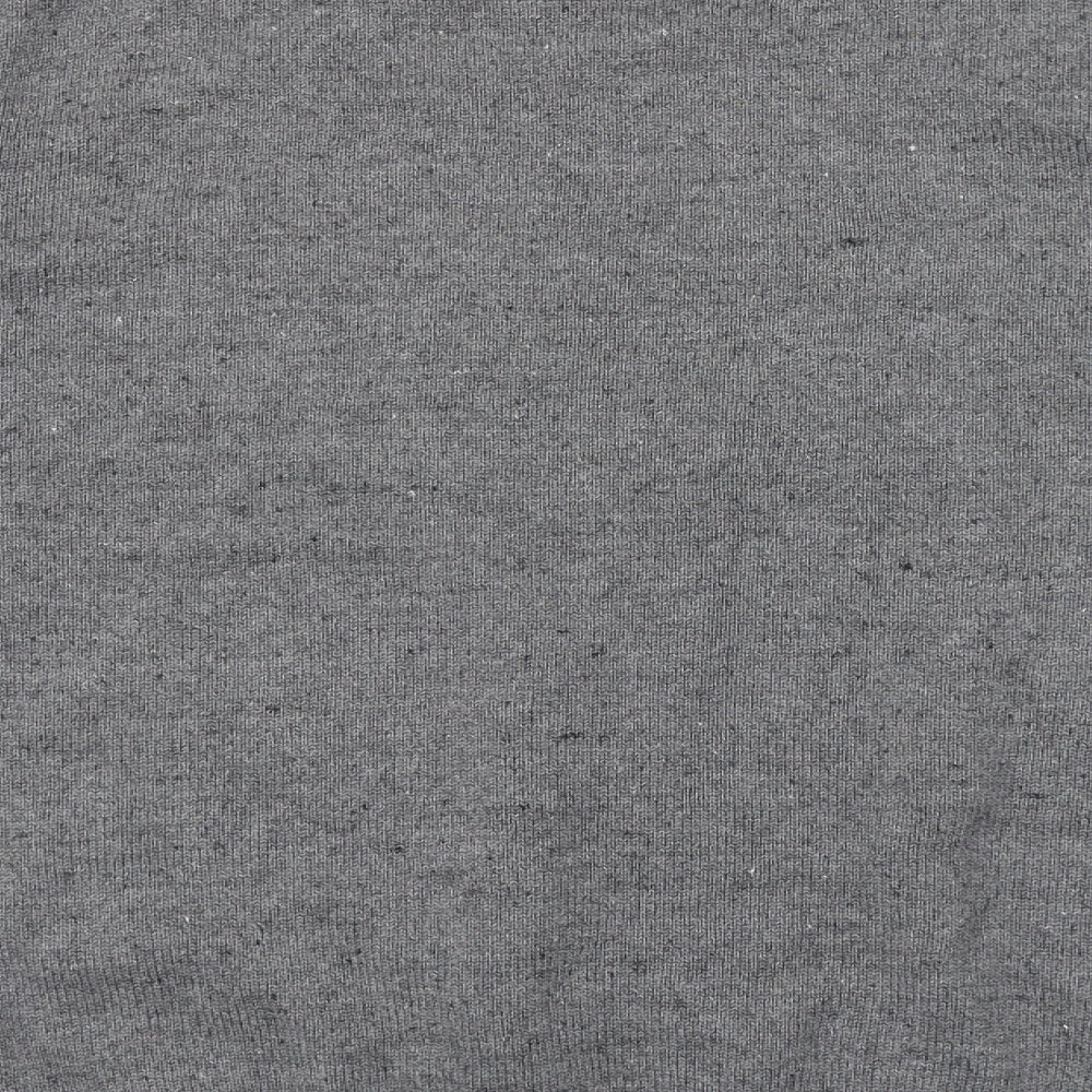 George Mens Grey Round Neck  Cotton Pullover Jumper Size 2XL