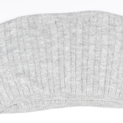 Cameo Womens Grey Round Neck  Acrylic Pullover Jumper Size M