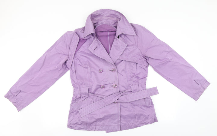 Kapalua Womens Blue Overcoat Jacket Size 12
