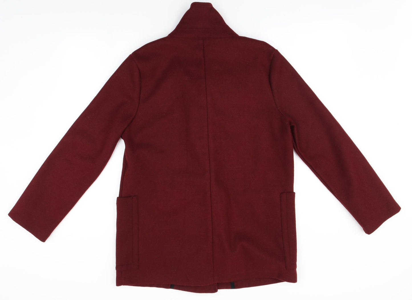 TU Womens Red   Overcoat Coat Size 12
