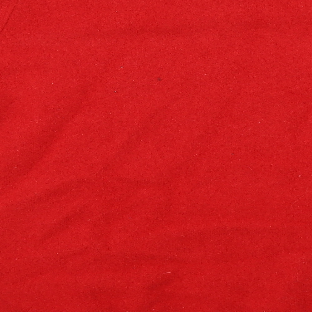 Marks and Spencer Womens Red Round Neck  Cashmere Pullover Jumper Size 14