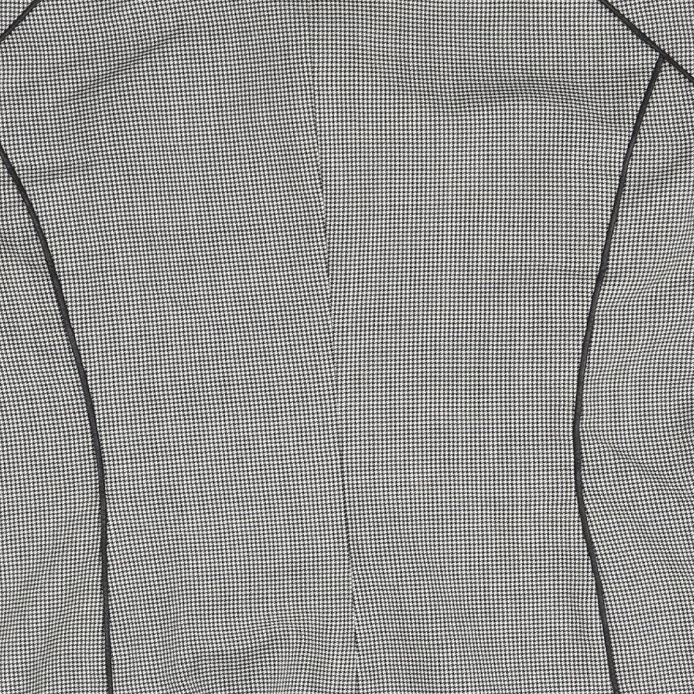 Precis Womens Grey Houndstooth  Jacket  Size 16