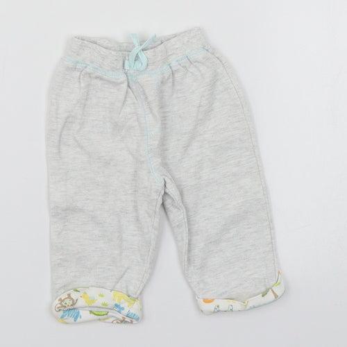 Happi Baby Grey  Cotton Sweatpants Trousers Size 0-3 Months