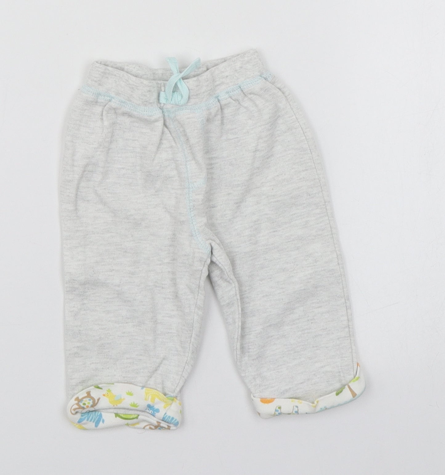 Happi Baby Grey  Cotton Sweatpants Trousers Size 0-3 Months