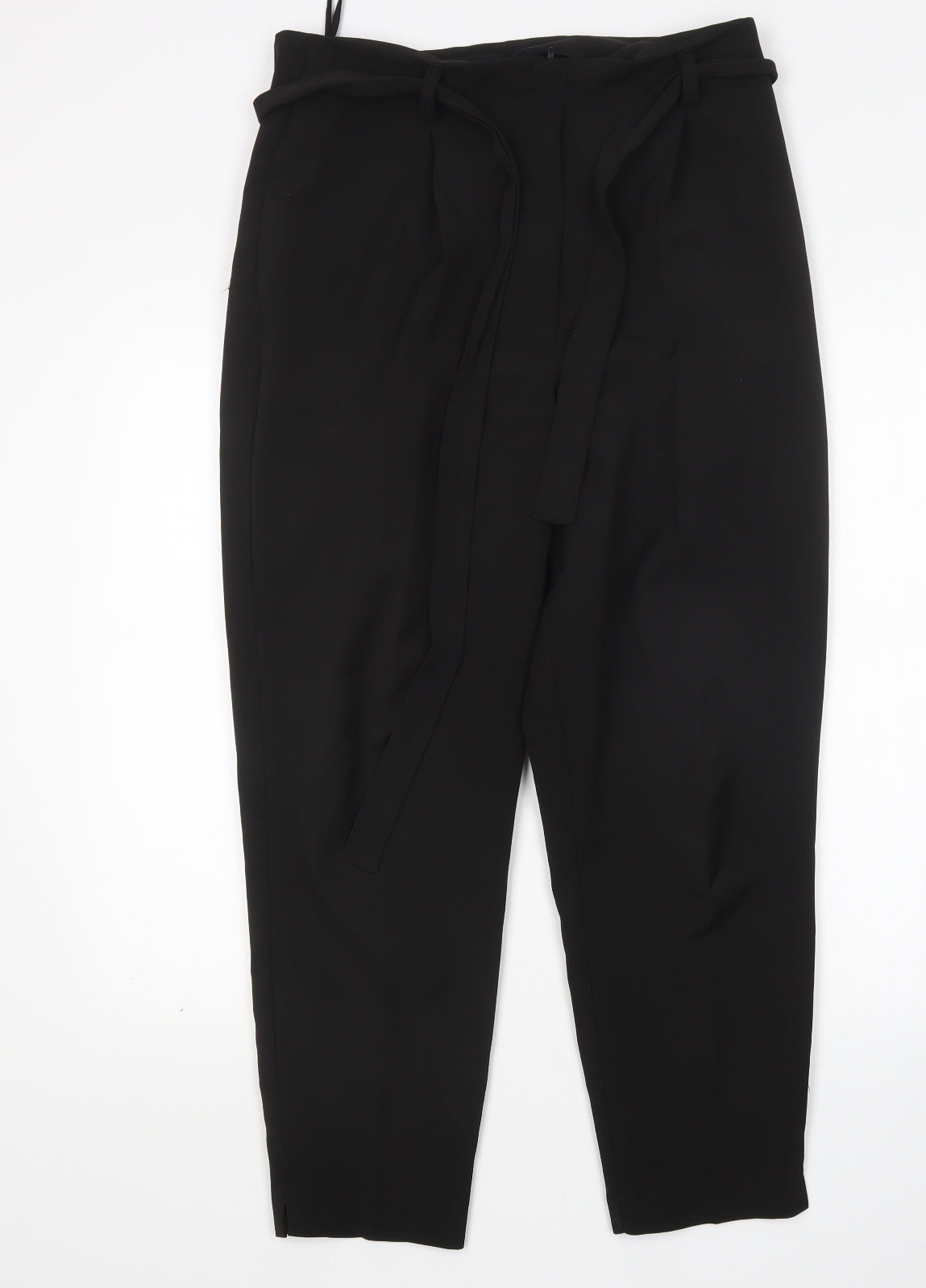 New Look Womens Black  Polyester Trousers  Size 14 L27 in Regular