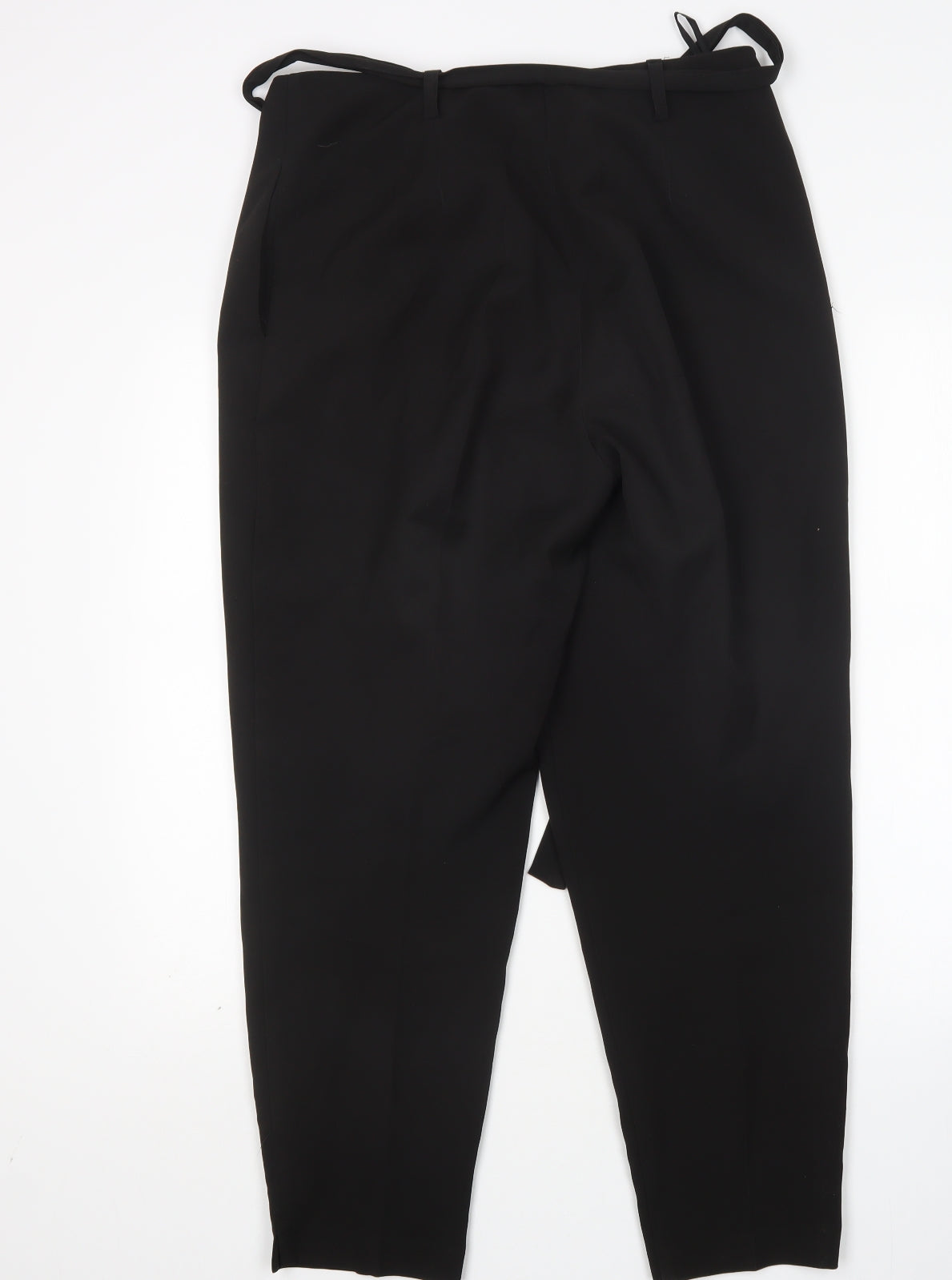 New Look Womens Black  Polyester Trousers  Size 14 L27 in Regular