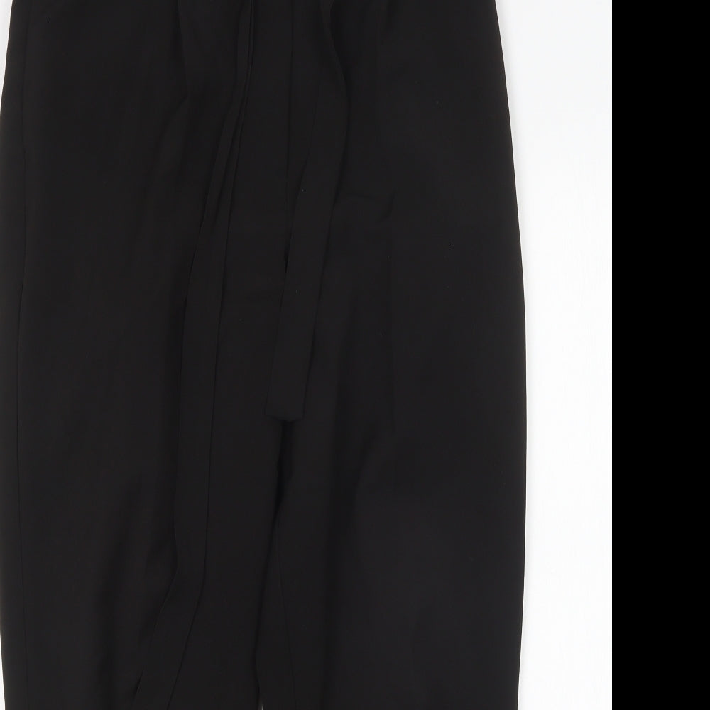 New Look Womens Black  Polyester Trousers  Size 14 L27 in Regular