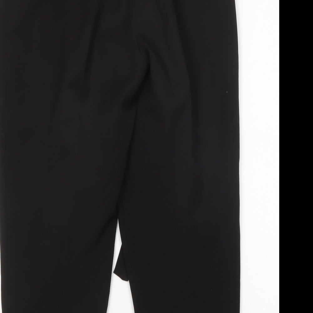 New Look Womens Black  Polyester Trousers  Size 14 L27 in Regular