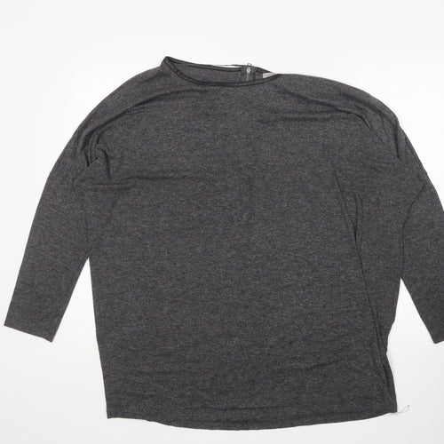 Atmosphere Womens Grey Round Neck  Polyester Pullover Jumper Size 18