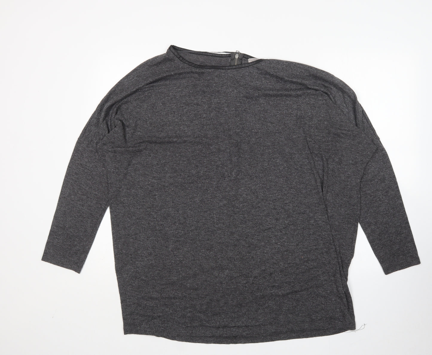 Atmosphere Womens Grey Round Neck  Polyester Pullover Jumper Size 18