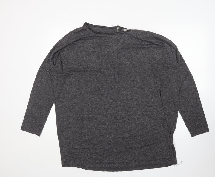 Atmosphere Womens Grey Round Neck  Polyester Pullover Jumper Size 18