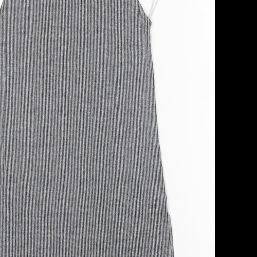 Papaya Womens Grey Round Neck  Polyester Vest Jumper Size 8