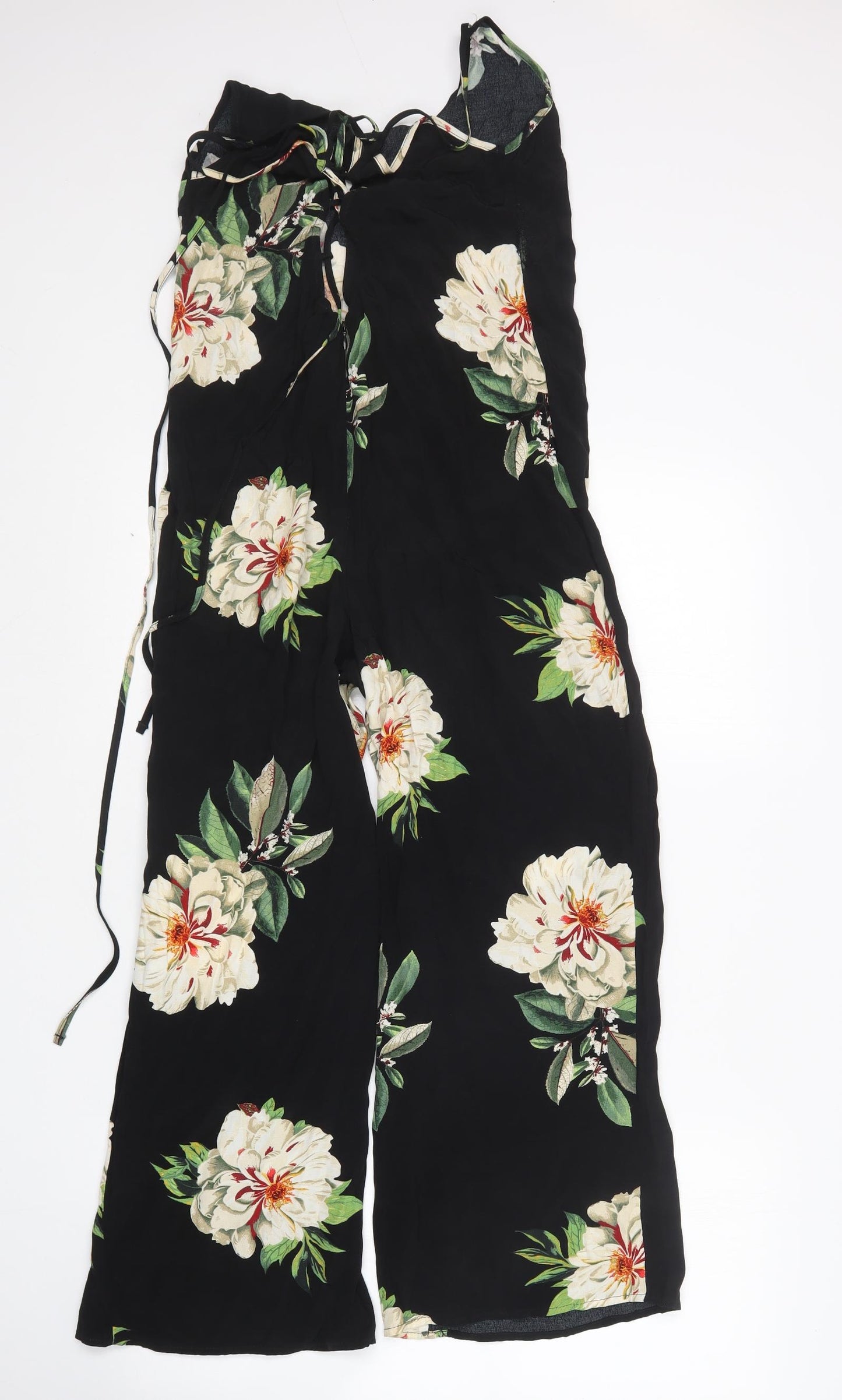 Topshop Womens Multicoloured Floral  Jumpsuit One-Piece Size 8
