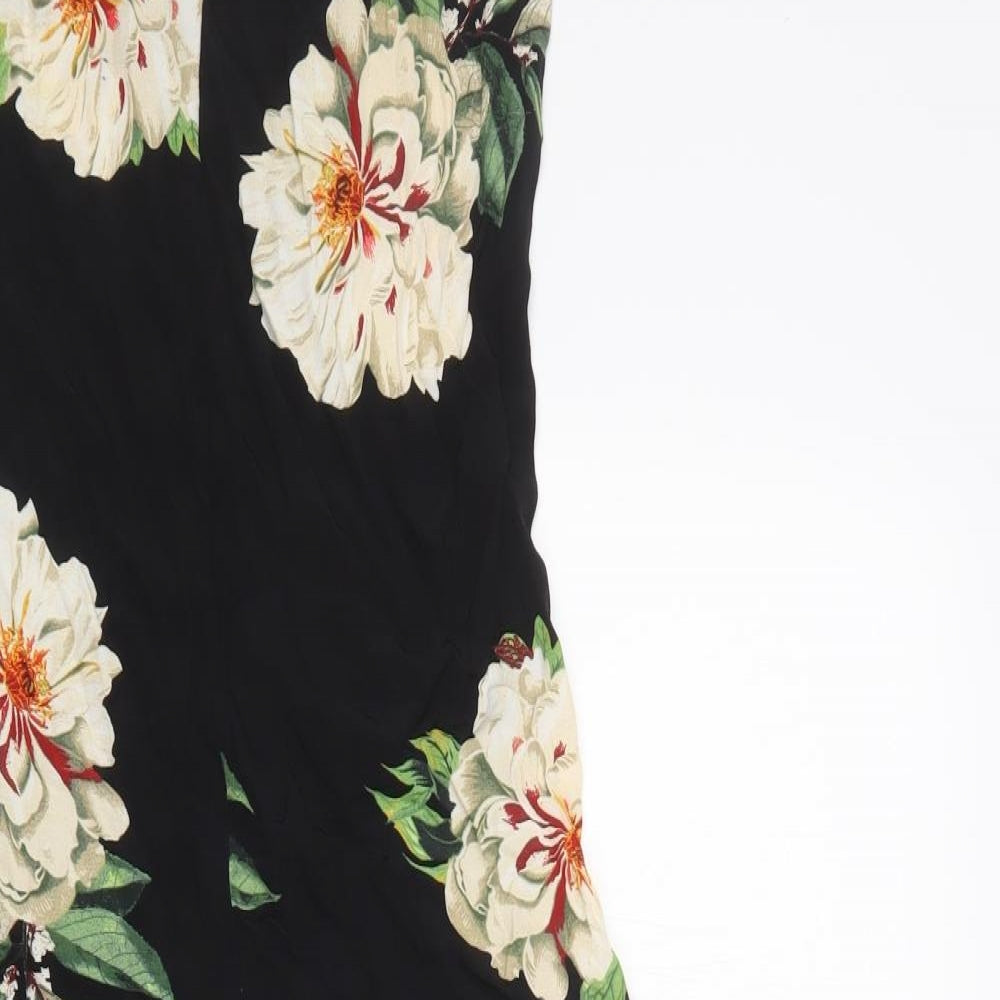 Topshop Womens Multicoloured Floral  Jumpsuit One-Piece Size 8