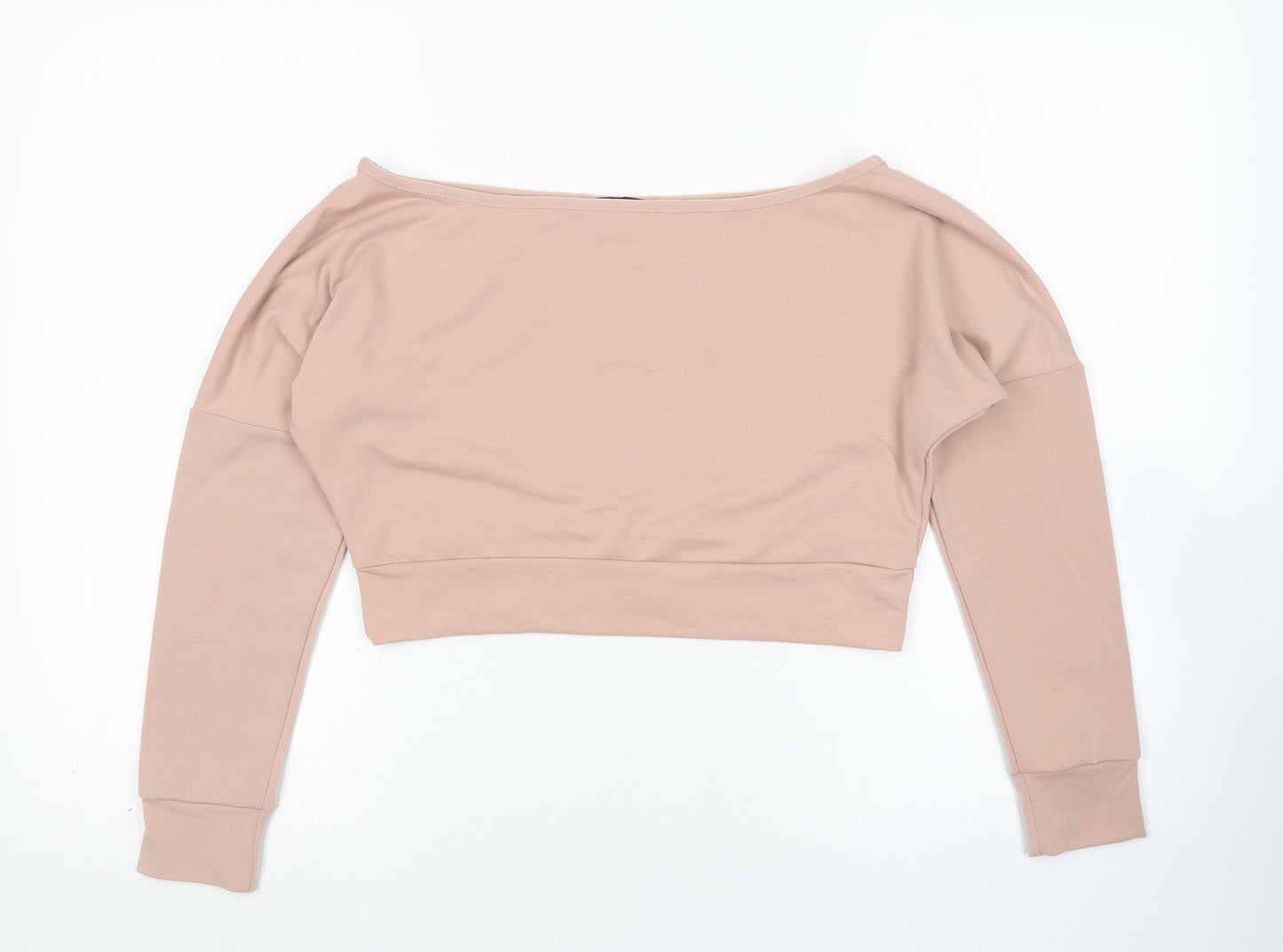 Select Womens Pink  Polyester Pullover Sweatshirt Size S   - cropped