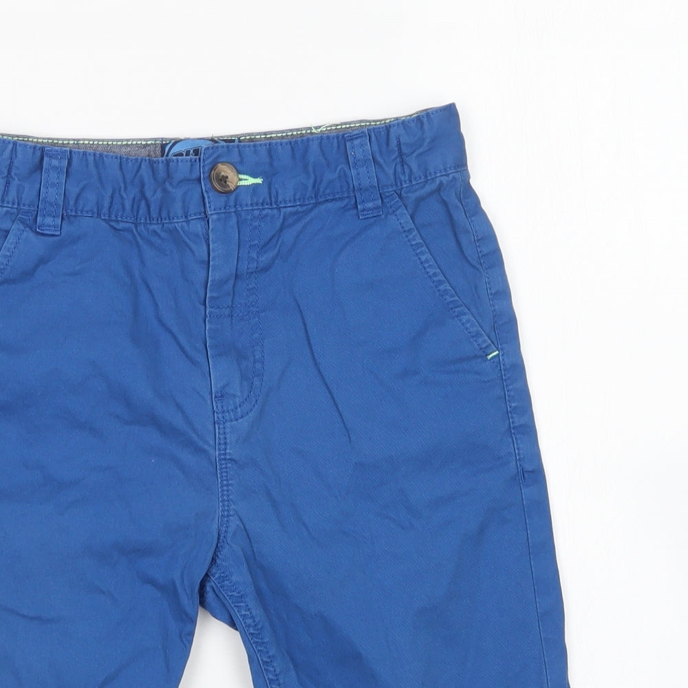 Blue Zoo Boys Blue  Cotton Chino Shorts Size 11 Years  Regular