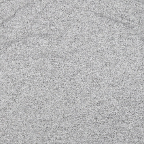 COIN 1804 Womens Grey Round Neck  Rayon Pullover Jumper Size S