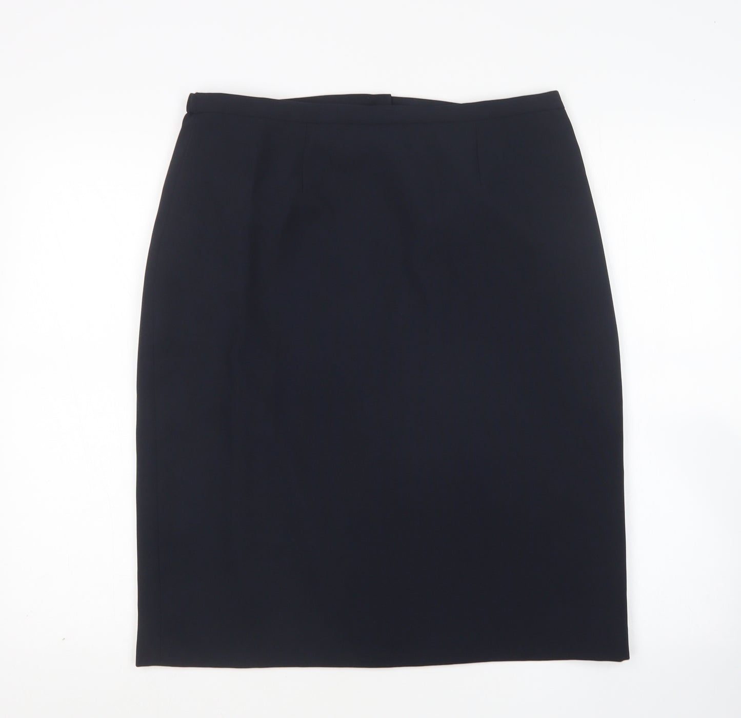 Agenda Womens Blue  Polyester Straight & Pencil Skirt Size 16