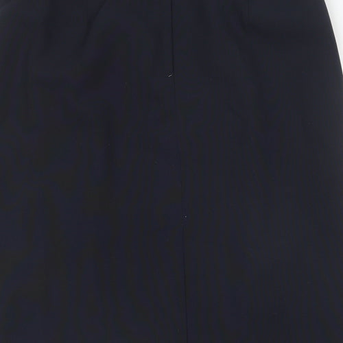 Agenda Womens Blue  Polyester Straight & Pencil Skirt Size 16