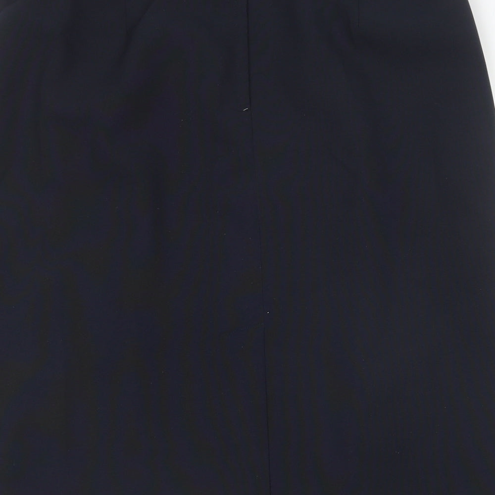 Agenda Womens Blue  Polyester Straight & Pencil Skirt Size 16