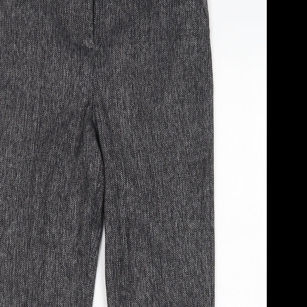 TU Womens Grey  Polyester Trousers  Size 14 L26 in Regular