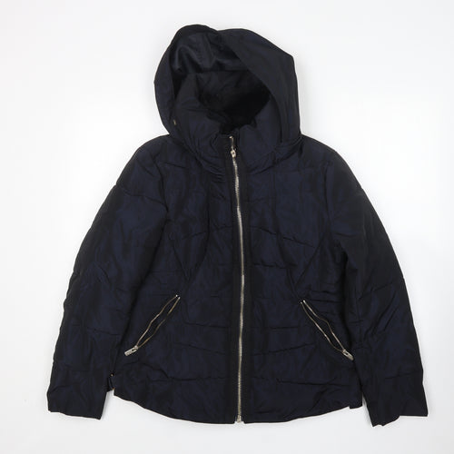 NEXT Womens Blue   Rain Coat Coat Size 14