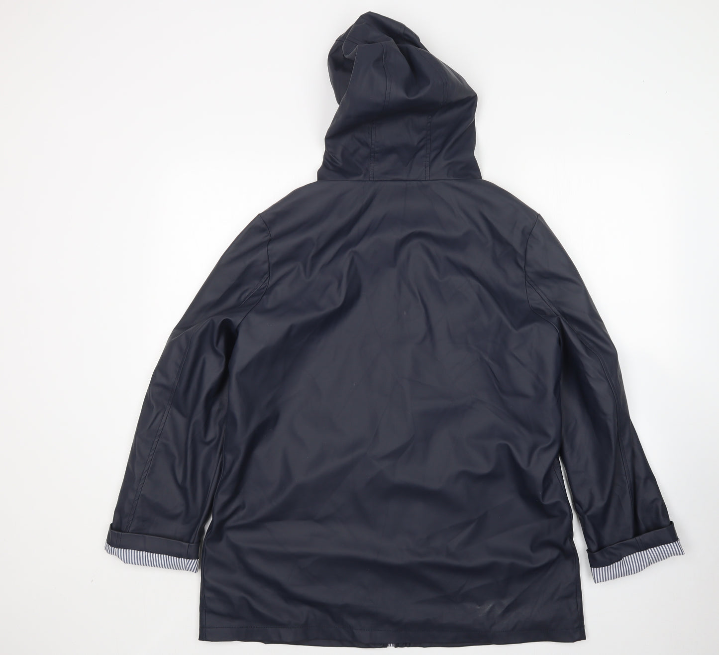 Dorothy Perkins Womens Blue   Rain Coat Coat Size 14