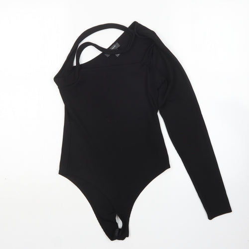 Primark Womens Black  Polyester Bodysuit One-Piece Size XS