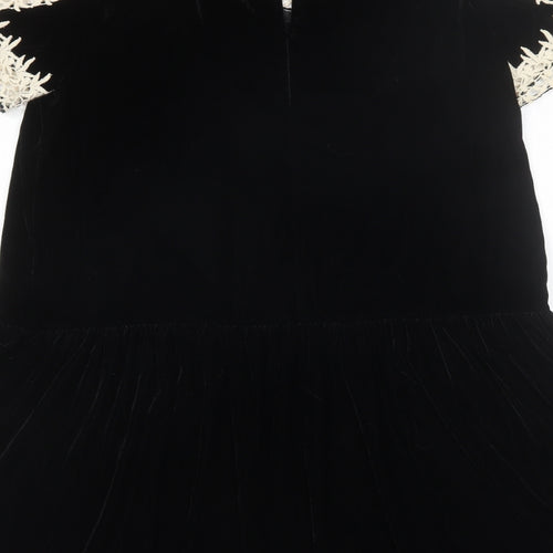 ASOS Womens Black  Polyester Shift  Size 14  Round Neck