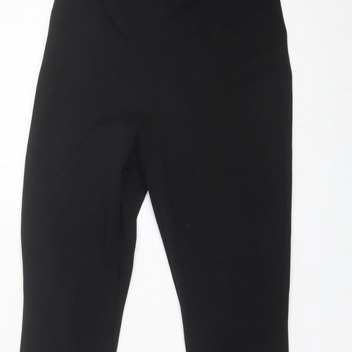 PRETTYLITTLETHING Womens Black  Polyester Trousers  Size 8 L30 in Regular