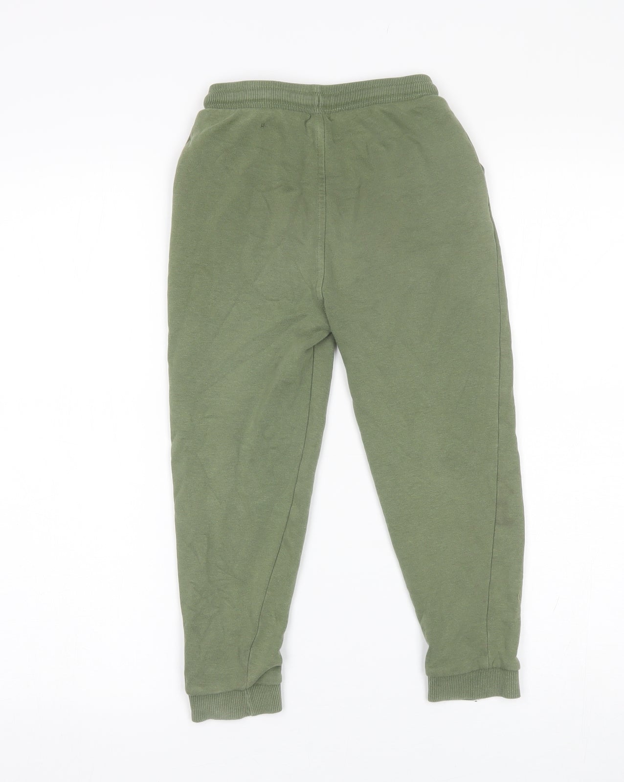 George Boys Green  Cotton Sweatpants Trousers Size 5-6 Years  Regular
