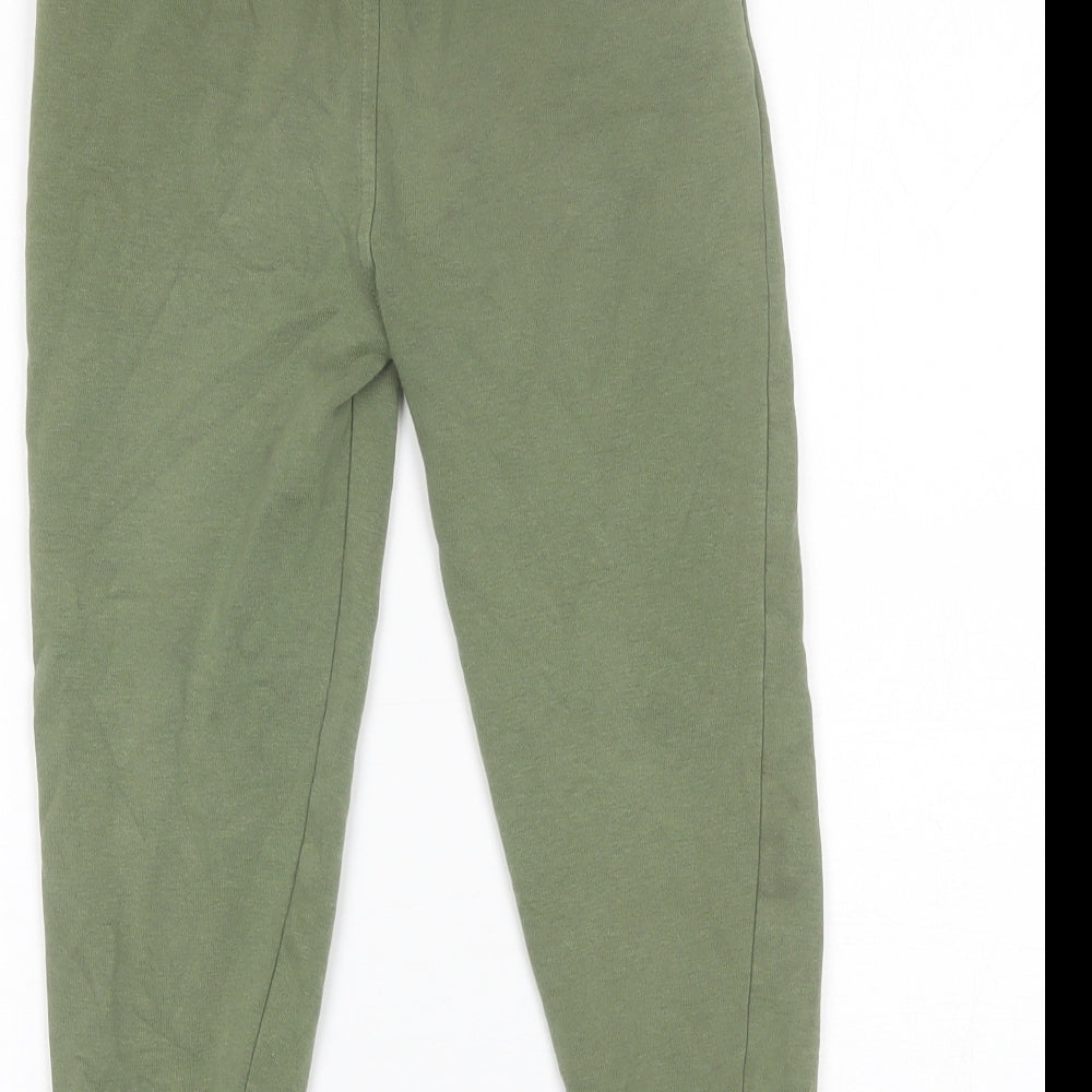 George Boys Green  Cotton Sweatpants Trousers Size 5-6 Years  Regular