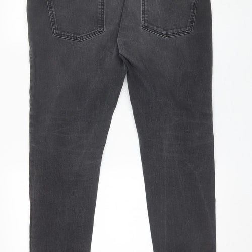 NEXT Mens Black  Cotton Skinny Jeans Size 36 in L29 in Regular