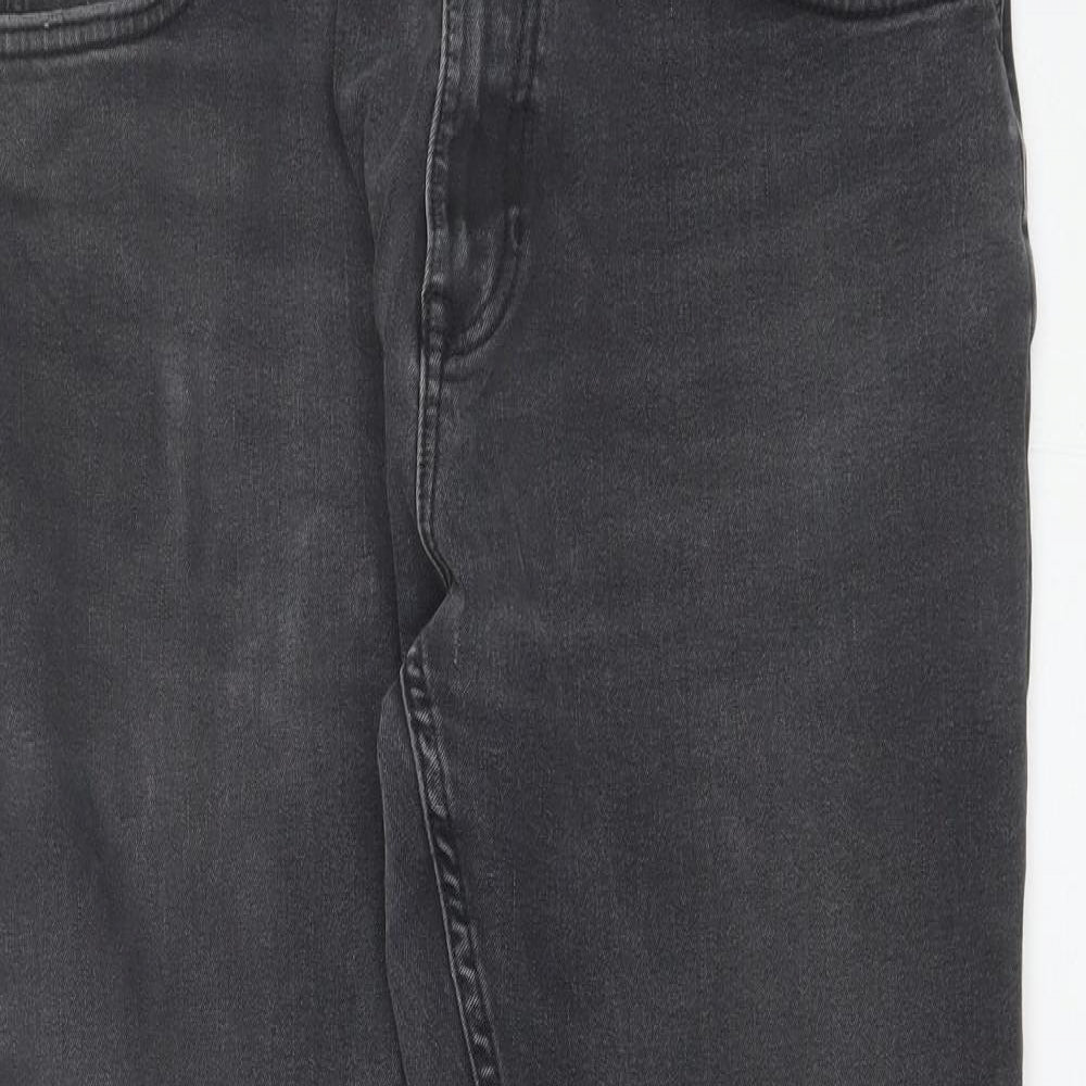 NEXT Mens Black  Cotton Skinny Jeans Size 36 in L29 in Regular