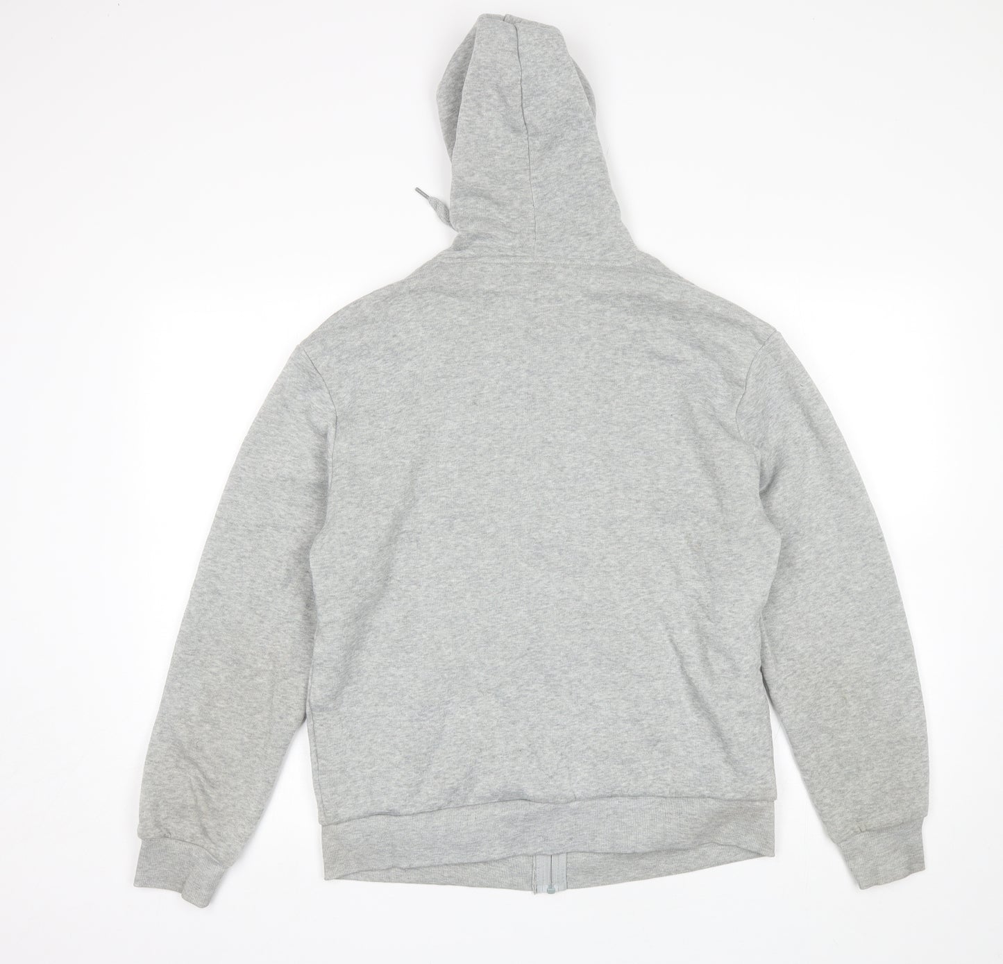Lee Cooper Womens Grey  Polyester Full Zip Hoodie Size L